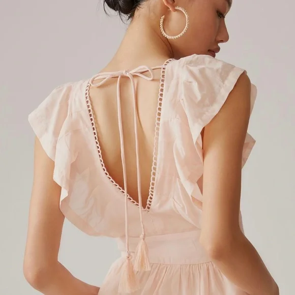 Anthropologie V-Neck Plunge Tunic Mini Dress - Picture 9 of 14